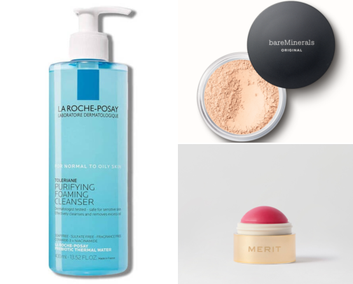 My Skincare & Make Up Favs from a Mid-40s Mom cover photo collage