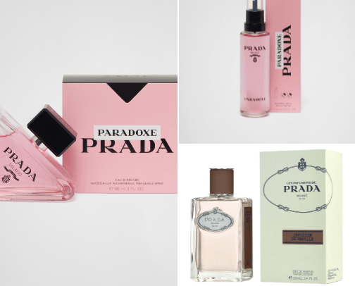 PRADA cover photo collage