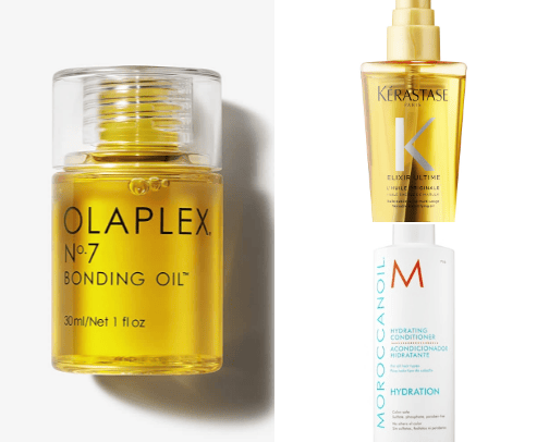 Hair recovery products cover photo collage
