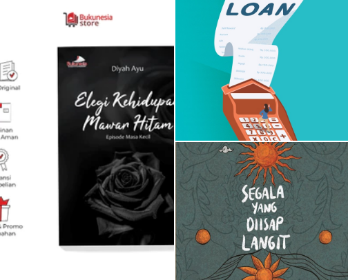 My Hidden Gems Novel 🤓📚❤️ cover photo collage