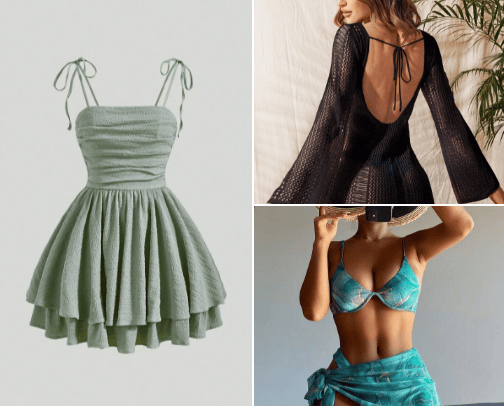 Clothes cover photo collage