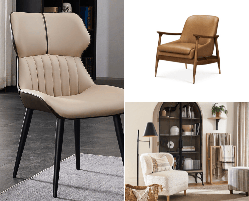 Furniture pieces cover photo collage