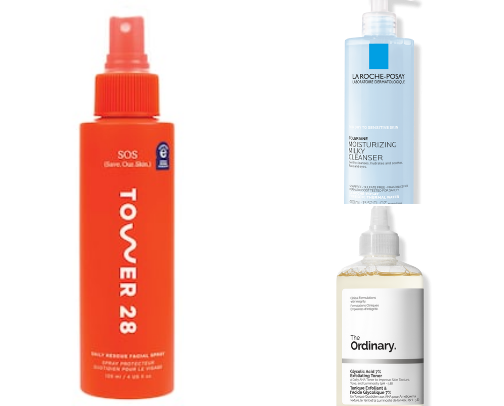 🫧Best skincare products🫧 cover photo collage