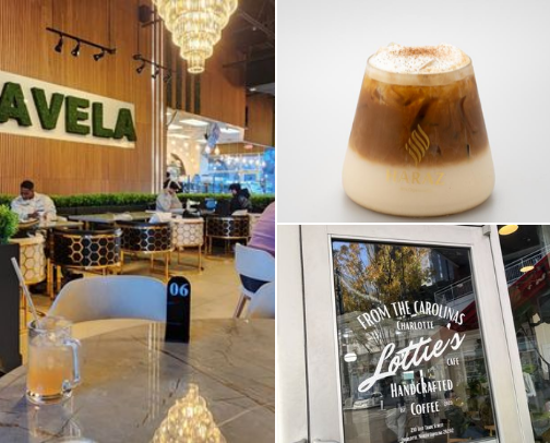 Coffee Shops in Charlotte cover photo collage