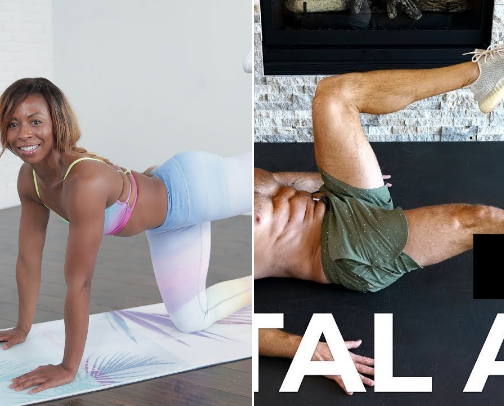 At home workouts cover photo collage