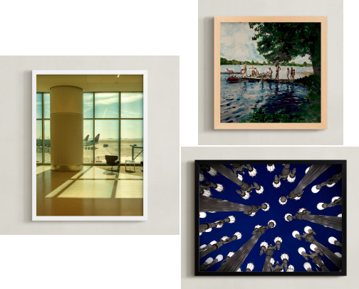 Statement Pieces: Wall Art That Inspires 🪞🖼️ cover photo collage