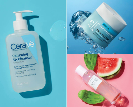 my skincare favorites💌 cover photo collage