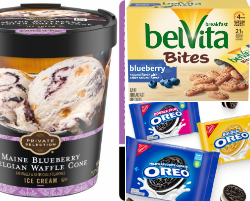 Tasty snacks cover photo collage