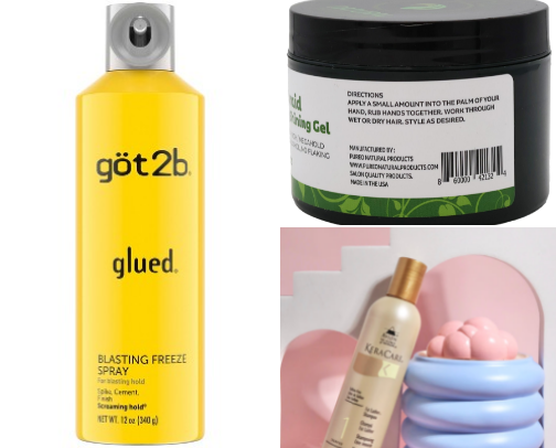My favorite hair products cover photo collage