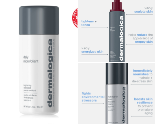 My Skin Care Products cover photo collage