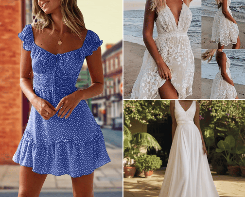 Summer Dresses cover photo collage