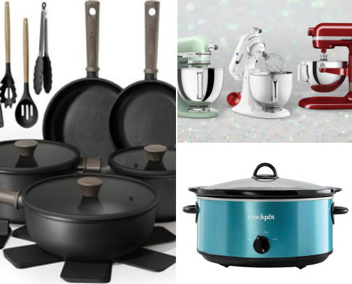 Kitchen Finds and More. cover photo collage