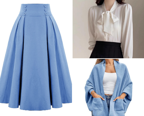 Vintage Glam Outfit Idea cover photo collage