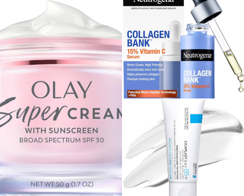 Quick Skincare Routine cover photo collage