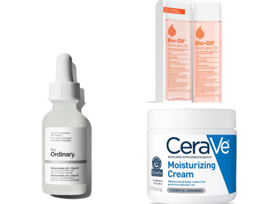 Best skin care products cover photo collage