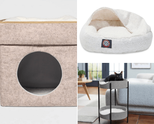 cat trees/scratchers/beds cover photo collage