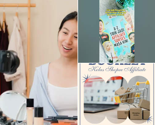 Panduan jadi afiliat cover photo collage