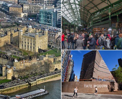 First Trip to London cover photo collage