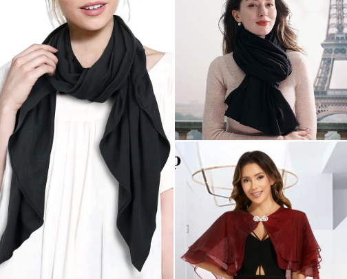 Top 10 Soft Travel Shawls and Wraps on Amazon cover photo collage