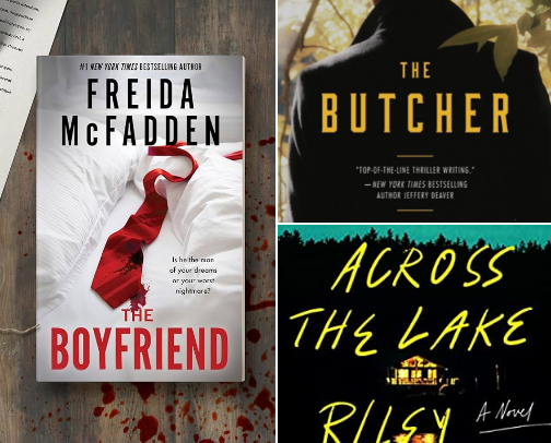 fast paced thriller books cover photo collage