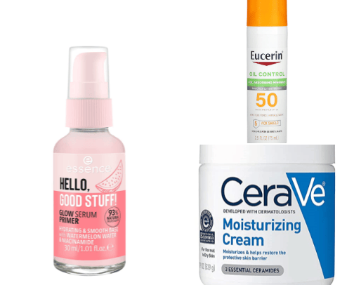 Skincare cover photo collage