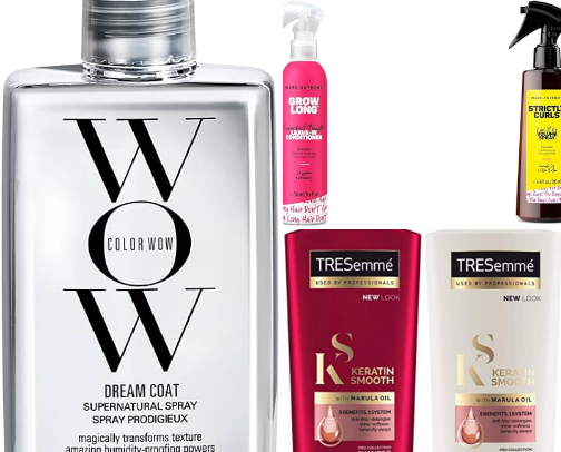 Hair products I swear by! cover photo collage