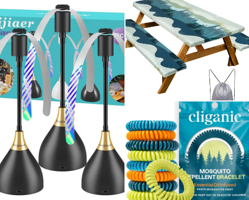 Camping Life Essentials cover photo collage