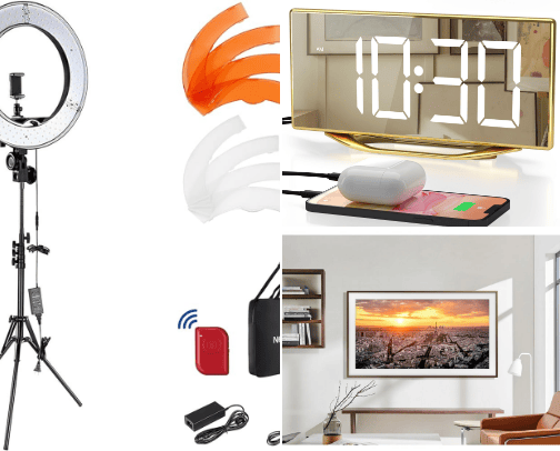 Electronics cover photo collage