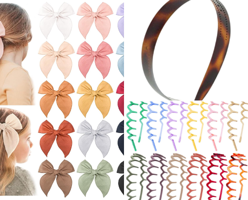 Kid’s Hair Accerssories cover photo collage