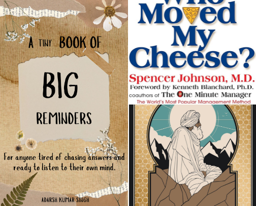 Tiny Books, Timeless Lessons cover photo collage