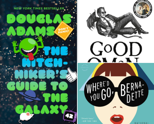 comedy books cover photo collage
