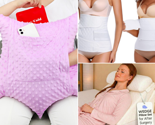 Hysterectomy Must-Haves (Soft Life Healing Essentials) cover photo collage