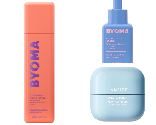 Skincare to go from dry skin to glass skinned goddess cover photo collage