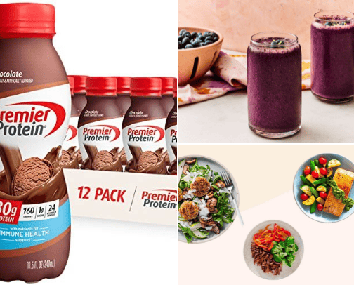 Meals, Supplements and Vitamins for Optimal Health cover photo collage