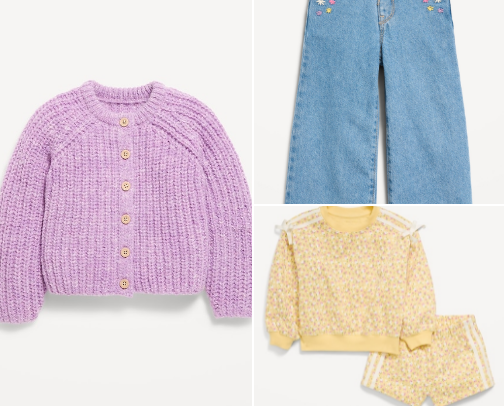Tiny Fits- Old Navy cover photo collage