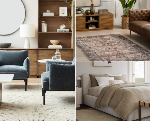 Neutral and Warm Home Decor cover photo collage