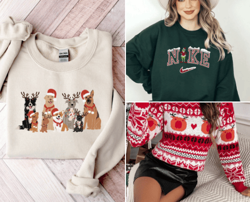 Christmas Ugly Sweaters cover photo collage