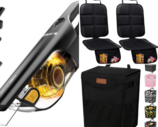 Car essentials cover photo collage