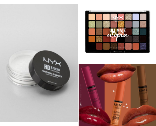 "NYX Faves: The Ultimate Beauty Game-Changers cover photo collage