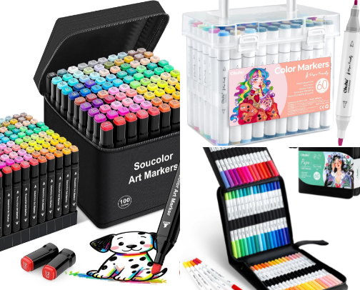 My Favorite Coloring Tools cover photo collage