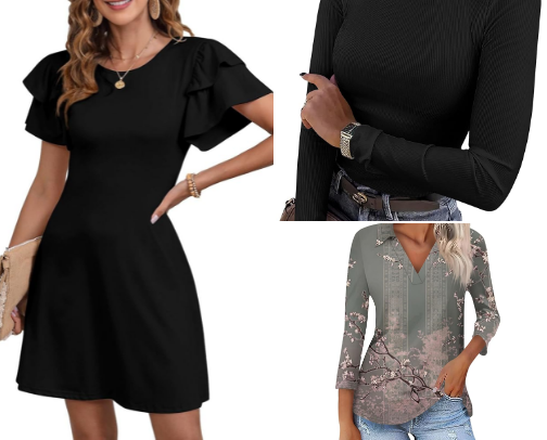 Clothing cover photo collage