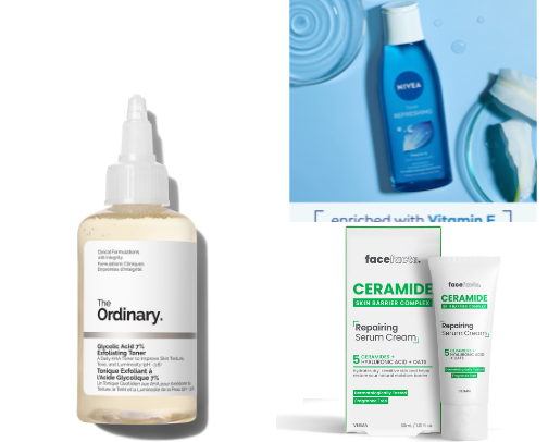 My current skincare rotation. cover photo collage