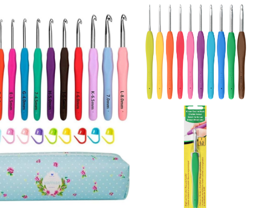 Beginner and Intermediate Crochet Must-Haves cover photo collage