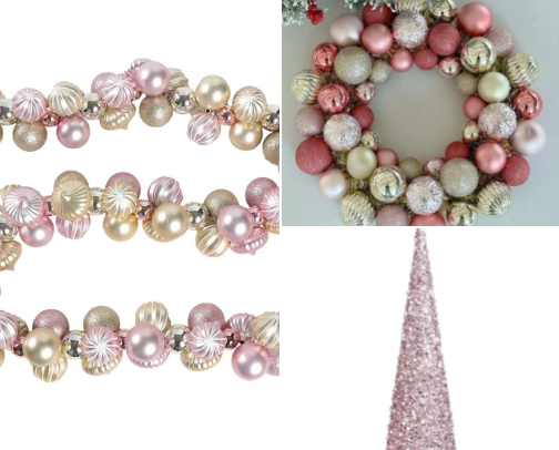 A Very Pink Christmas cover photo collage