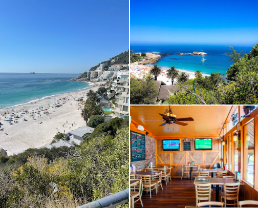 Nice beaches in south Africa cover photo collage