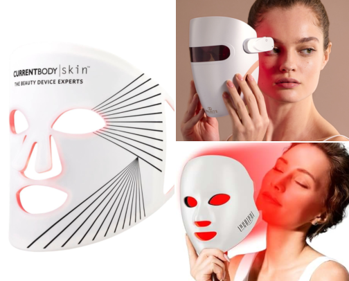 How an LED Face Mask Finally Calmed My Angry Red Skin in 2 Weeks cover photo collage