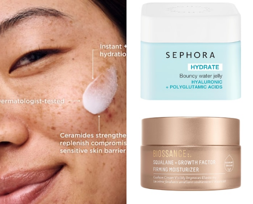 Skin Care & Make Up for Mature Skin cover photo collage