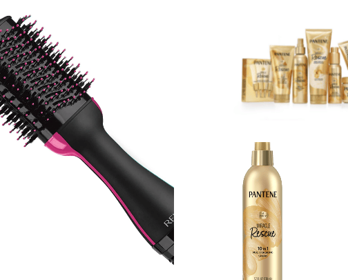 After shower hair care cover photo collage