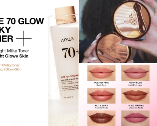 My favorite beauty recs cover photo collage