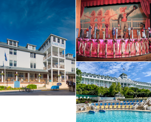 Mackinac Island cover photo collage